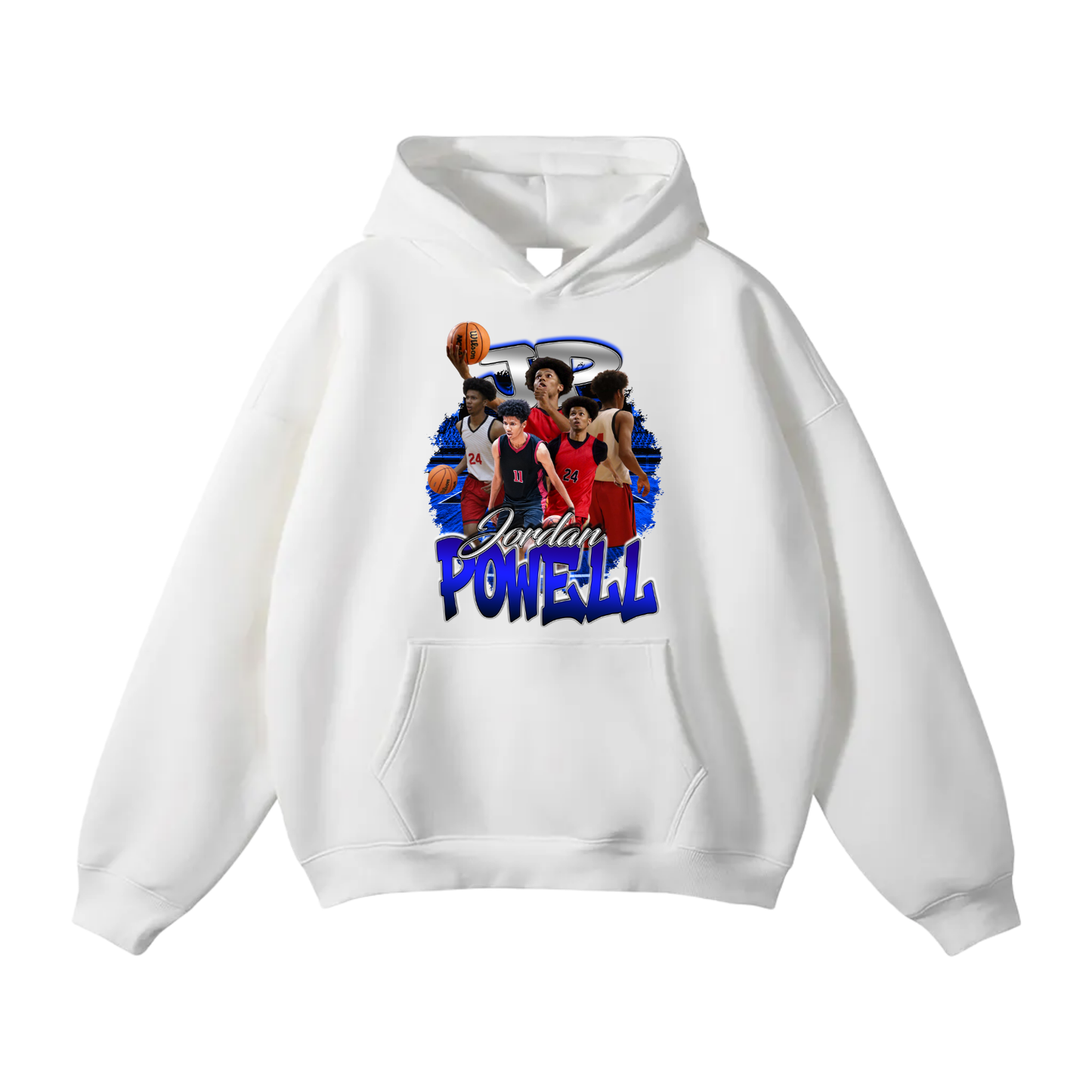 Jordan Powell Oversize Fleeced Hoodie