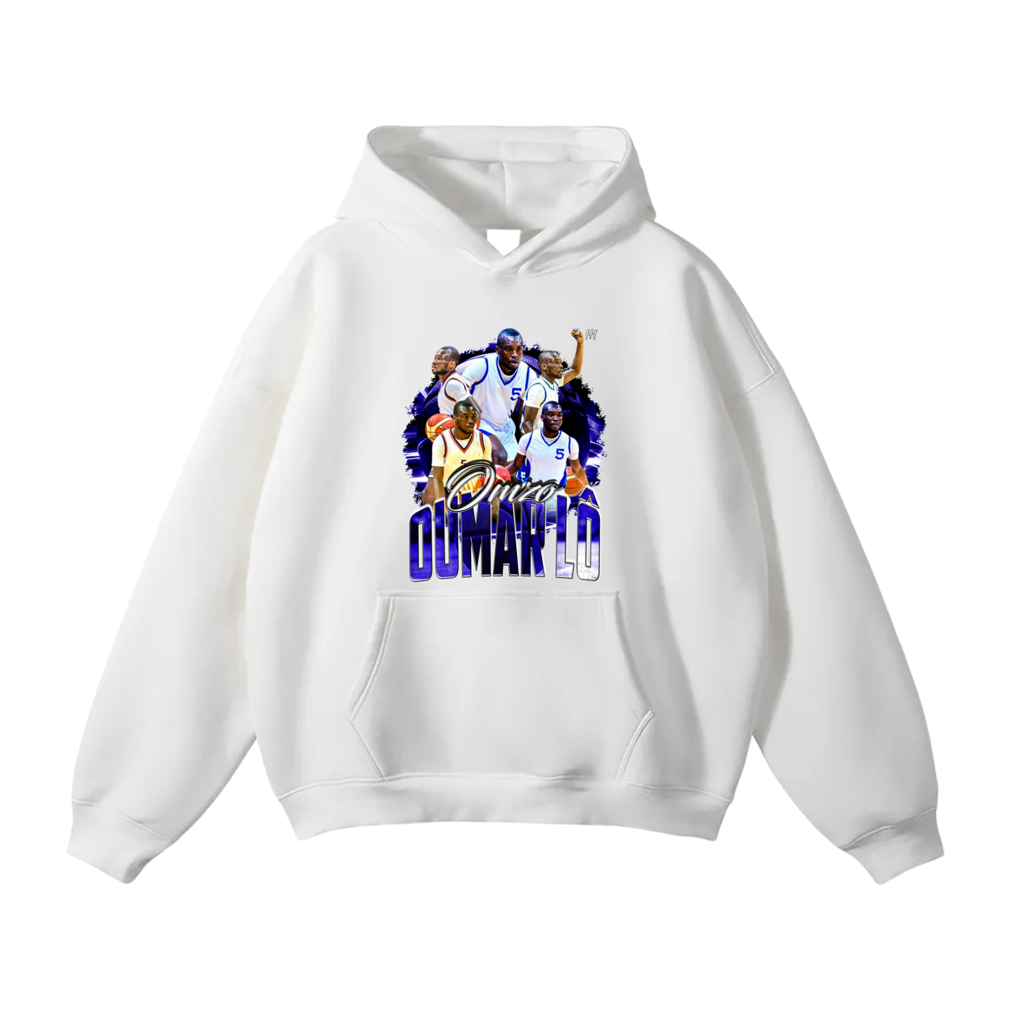 Oumar Lô Oversize Fleeced Hoodie