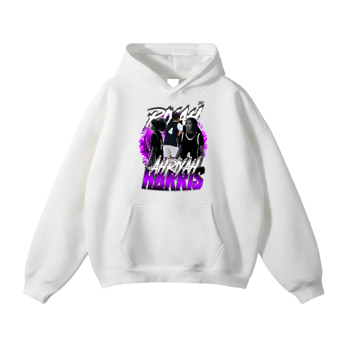 Ahriyah Harris Oversize Fleeced Hoodie