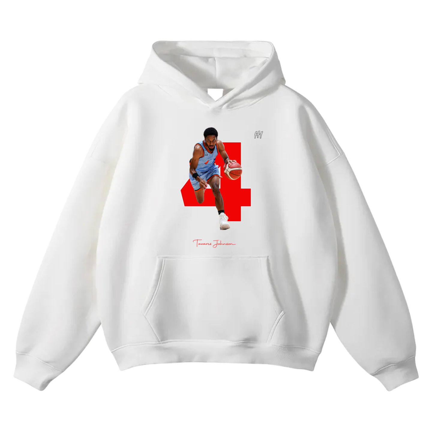 Tavares Johnson Oversize Fleeced Hoodie