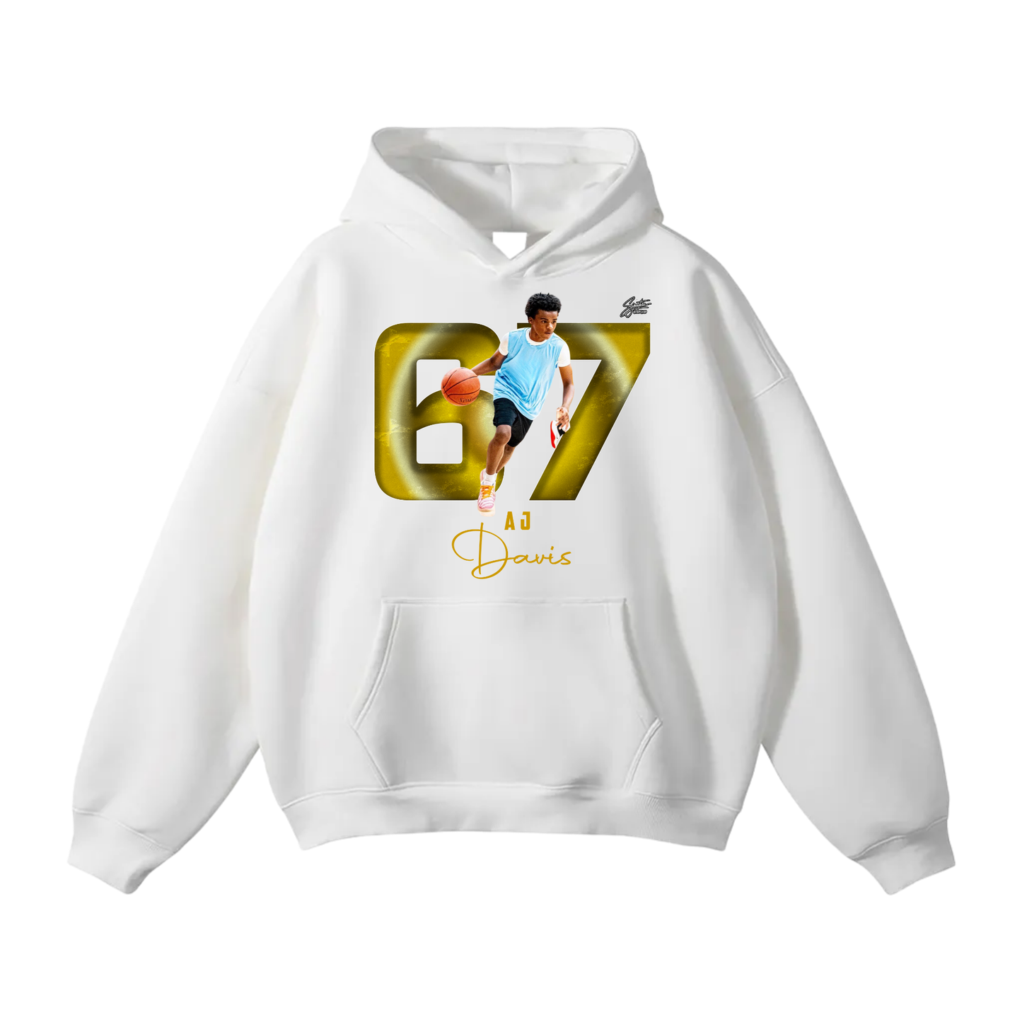 Aj Davis Oversize Fleeced Hoodie