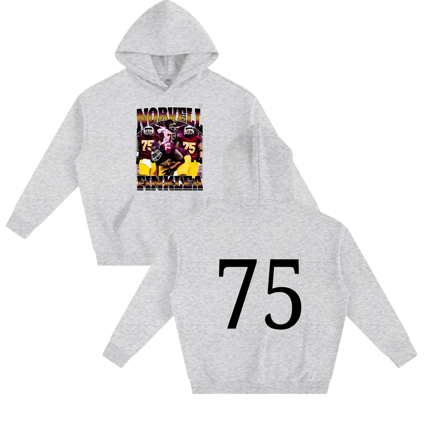 Norvell Finklea Oversize Fleeced Hoodie