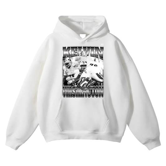 Kelvin Washington Oversize Fleeced Hoodie