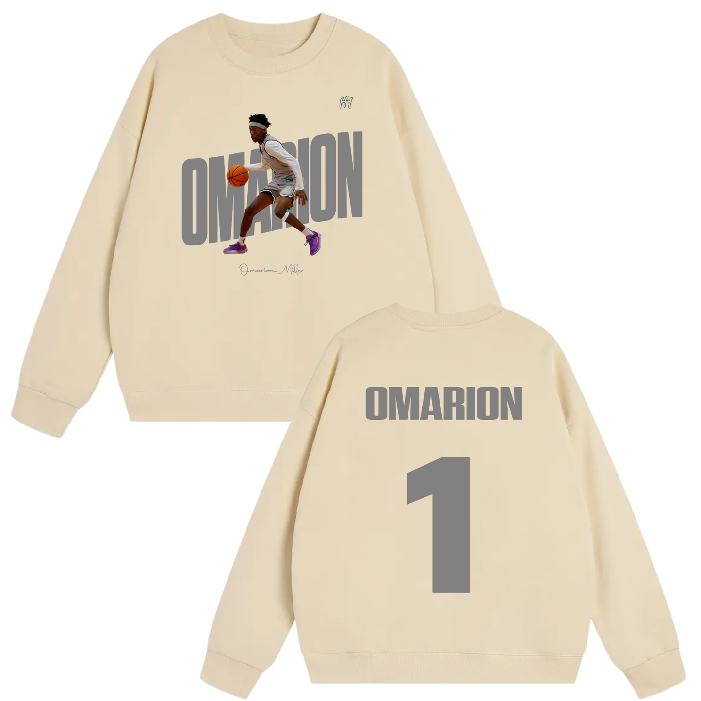 Omarion Miller 2 Heavyweight Crewneck Sweatshirt