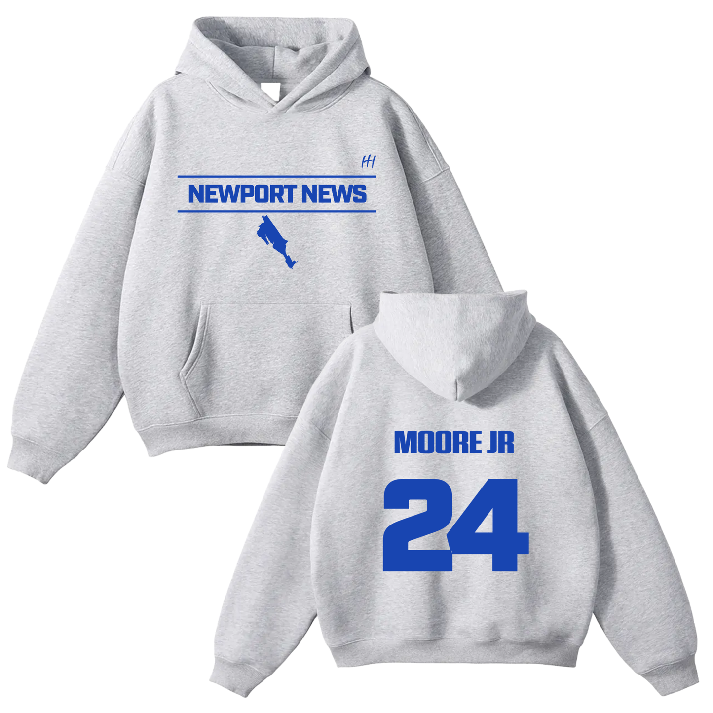 Dale Moore Jr Oversize Fleeced Hoodie