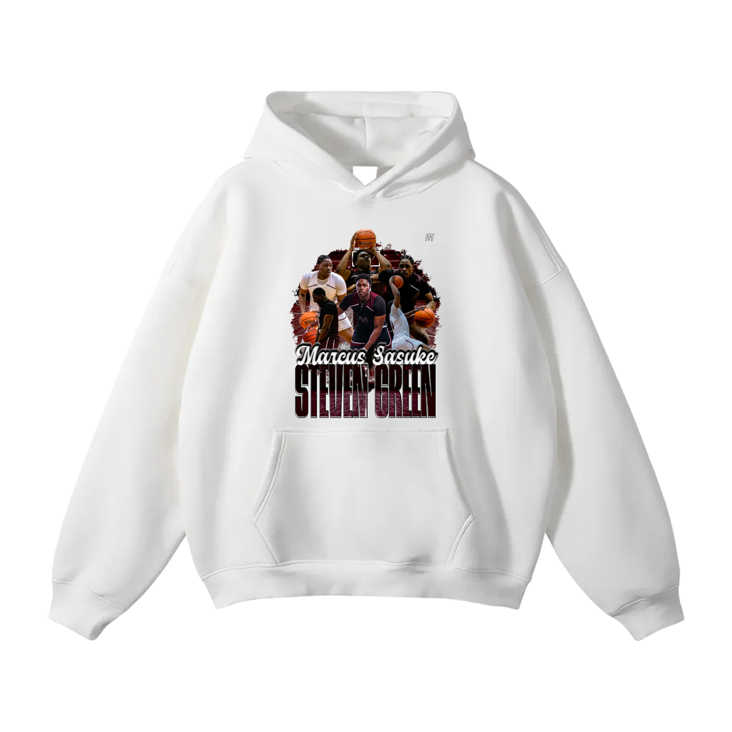 Marcus Sasuke-Steven Green Oversize Fleeced Hoodie