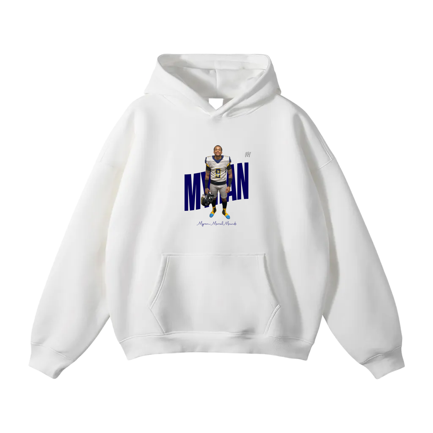 Myran Marcel Mounds Oversize Fleeced Hoodie