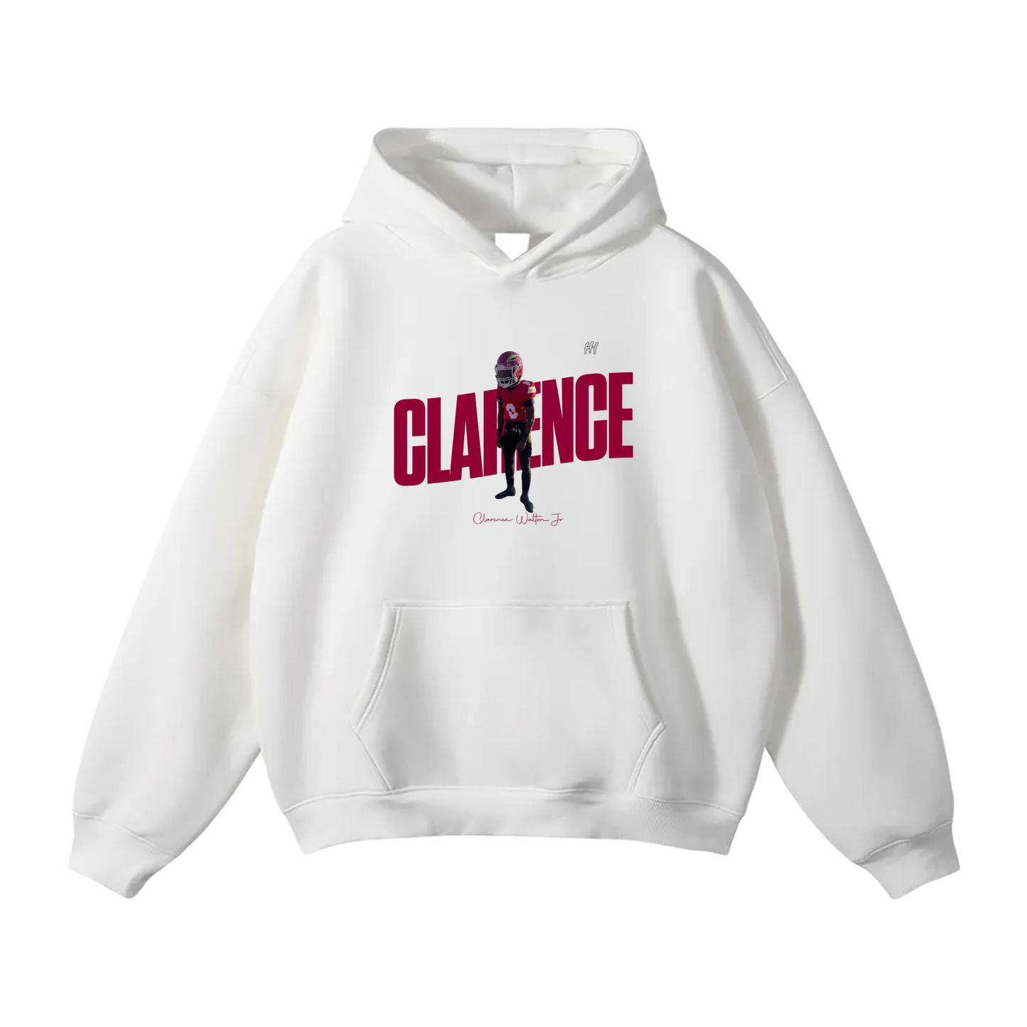 Clarence Walton JR Oversize Fleeced Hoodie