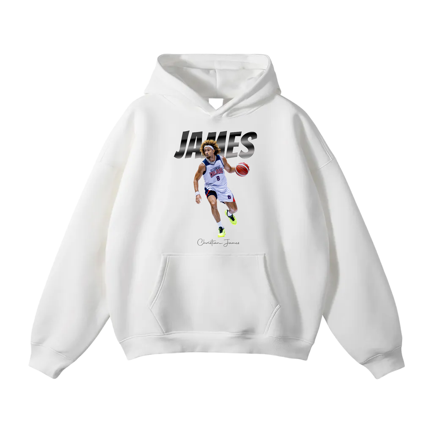 Christian James Oversize Fleeced Hoodie