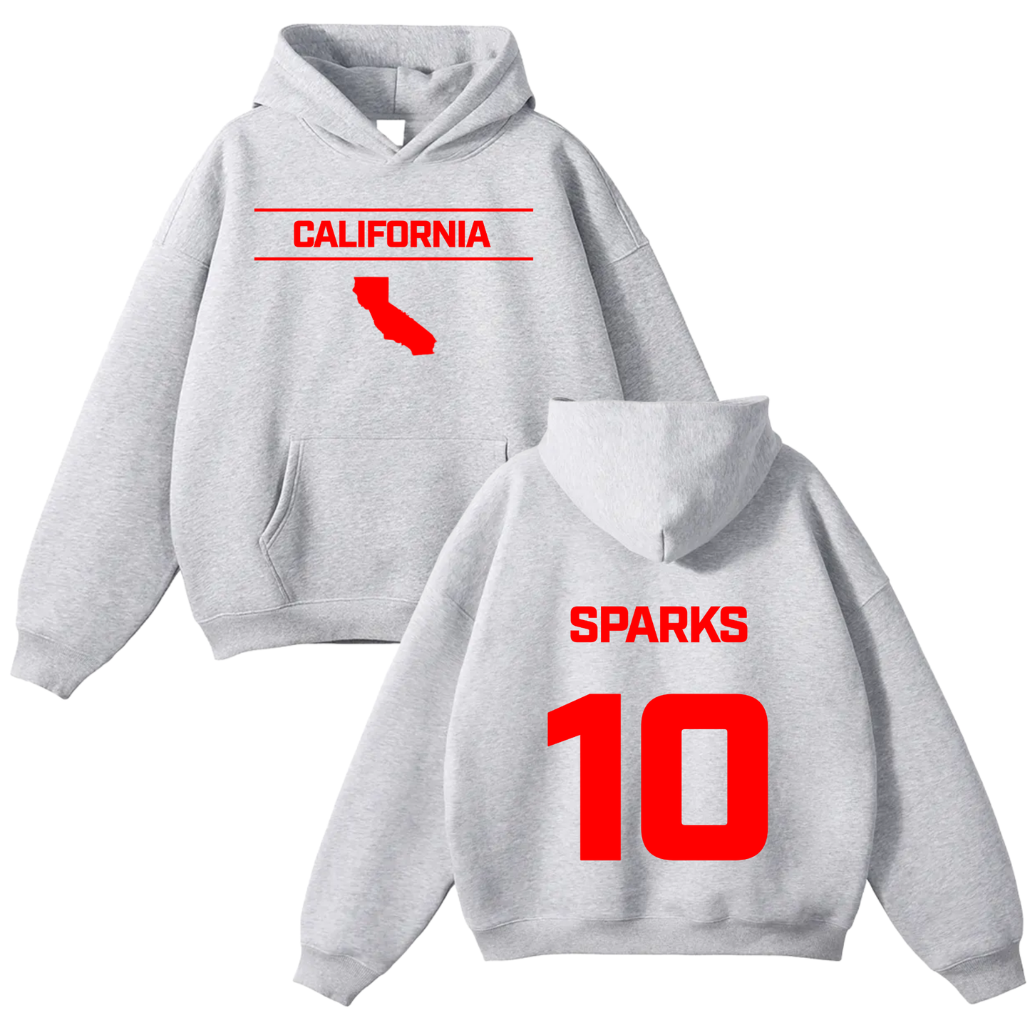 Kevian Sparks Oversize Fleeced Hoodie