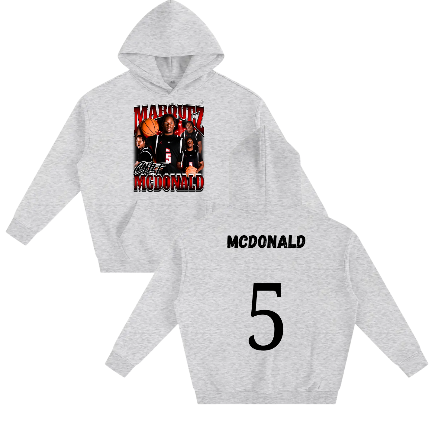 Marquez McDonald Oversize Fleeced Hoodie