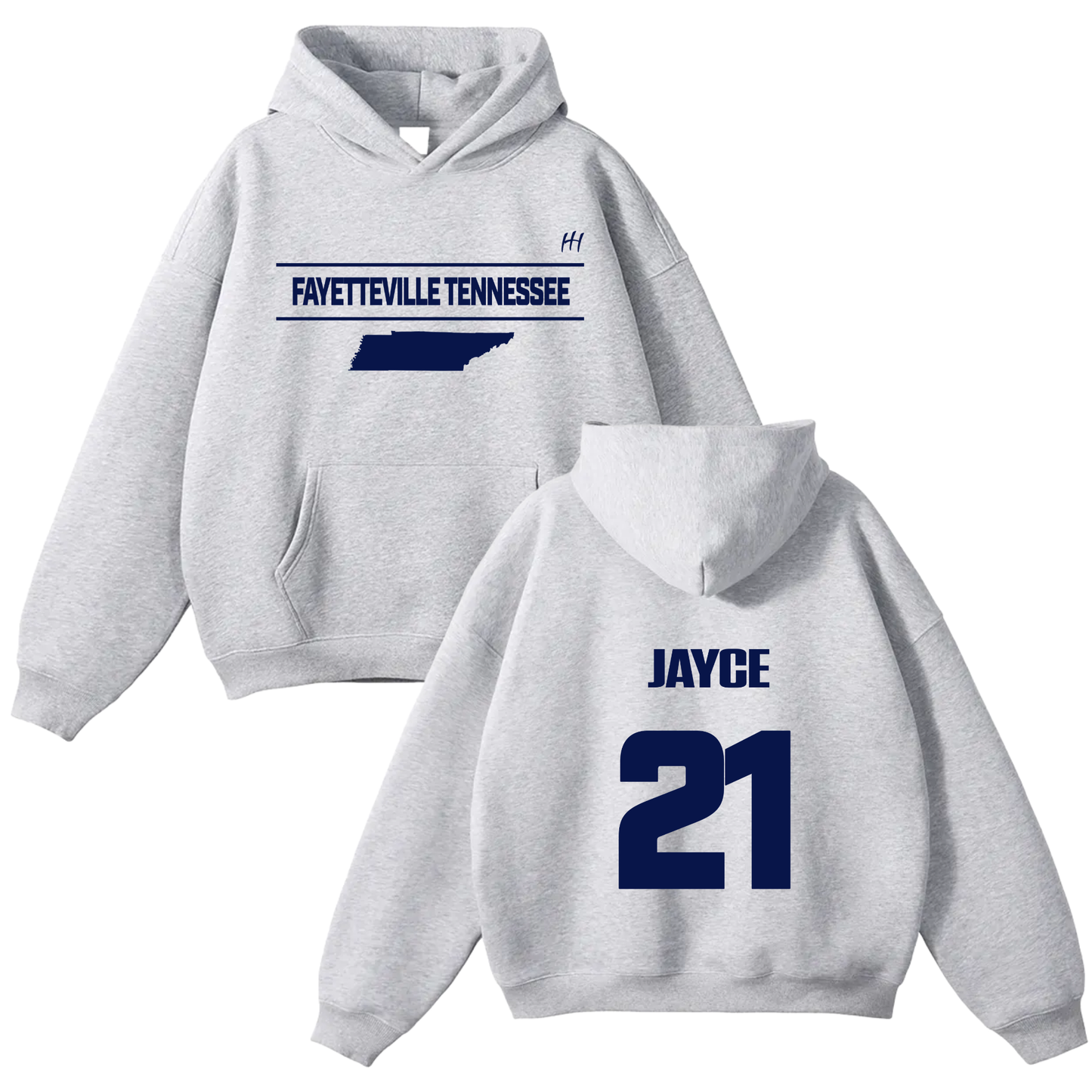 Jayce Jean Oversize Fleeced Hoodie