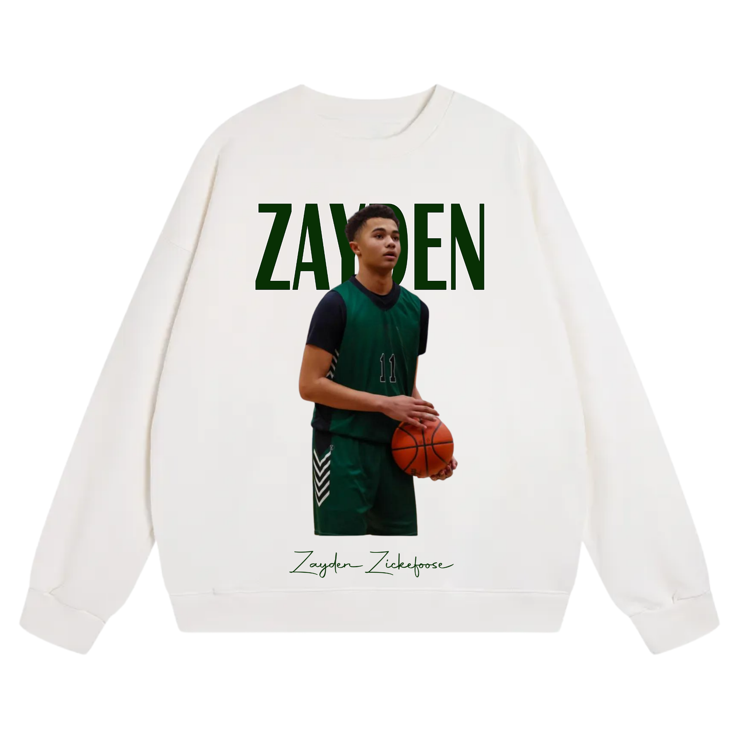 Zayden Zickefoose Heavyweight Crewneck Sweatshirt
