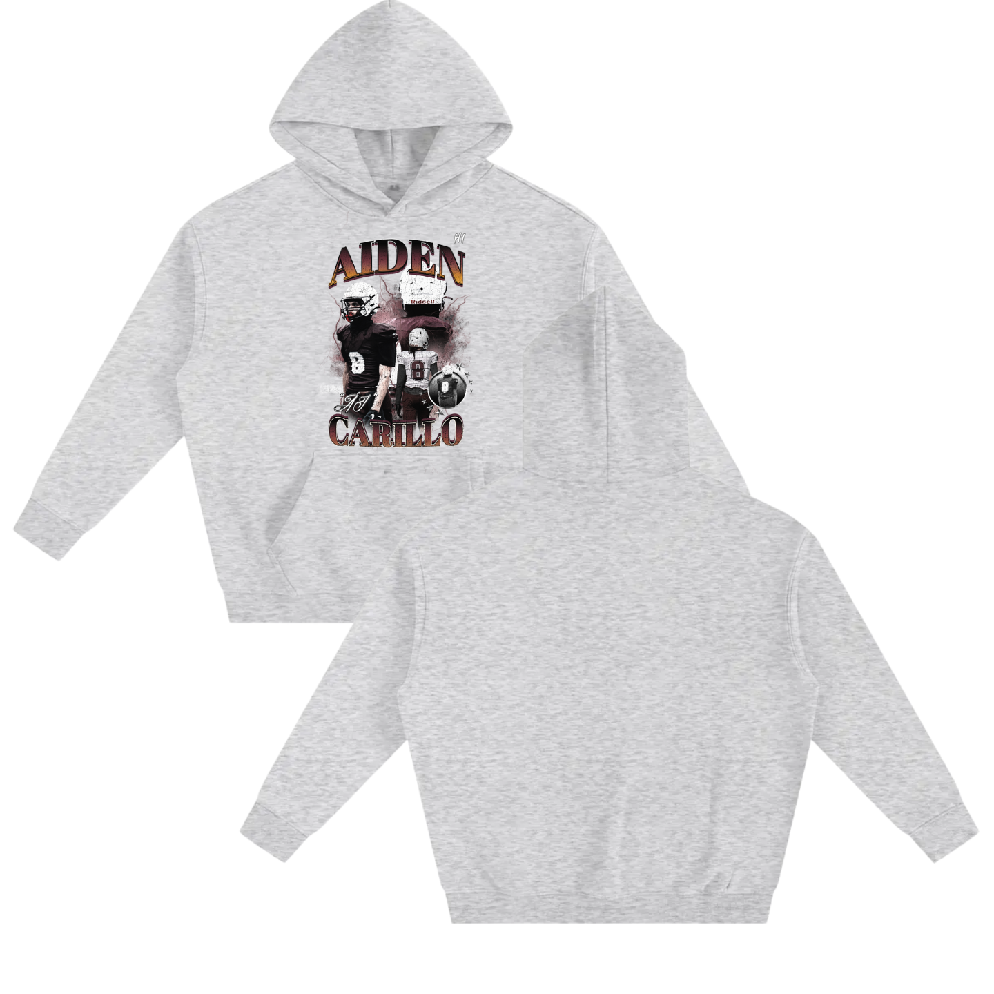 Aiden AJ Carillo Oversize Fleeced Hoodie
