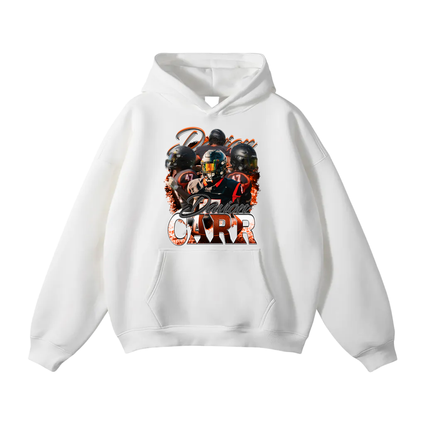 Davion Carr Oversize Fleeced Hoodie