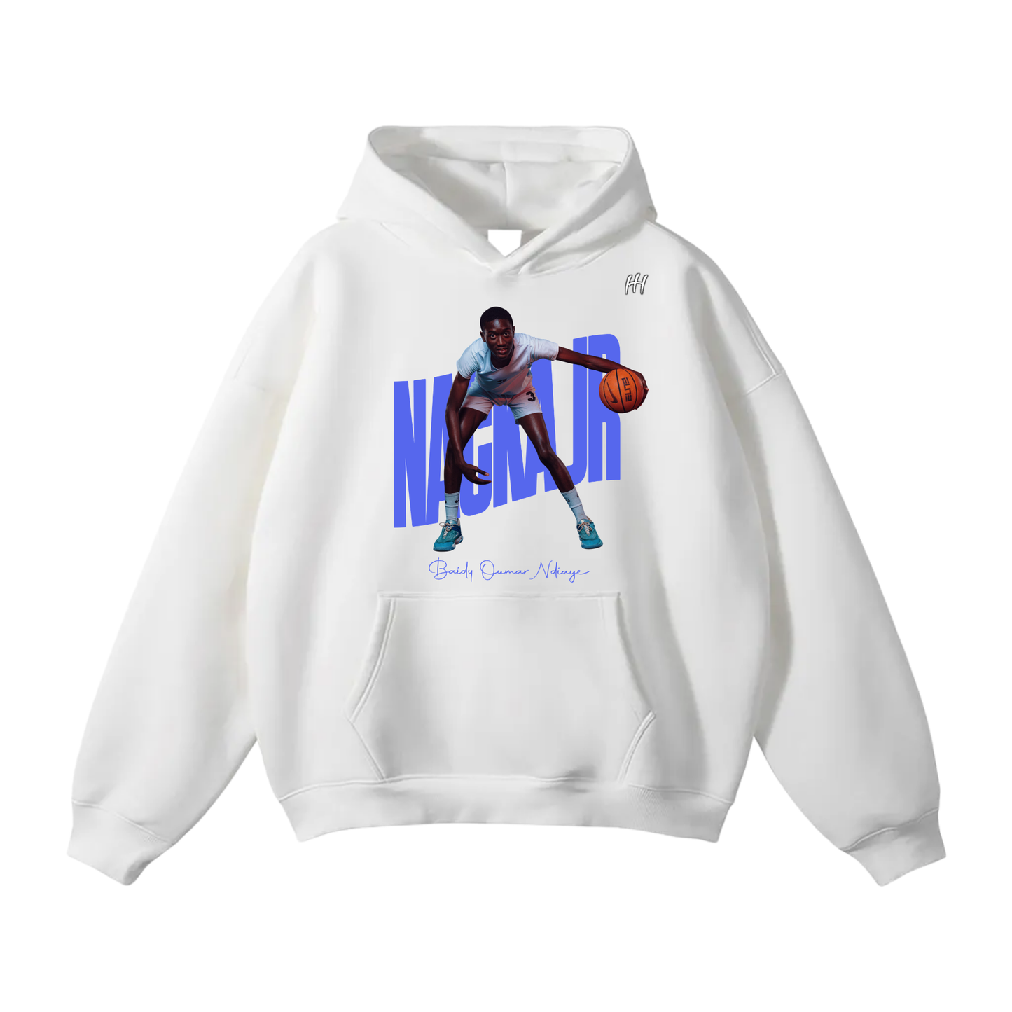 Baïdy Oumar Ndiaye Oversize Fleeced Hoodie