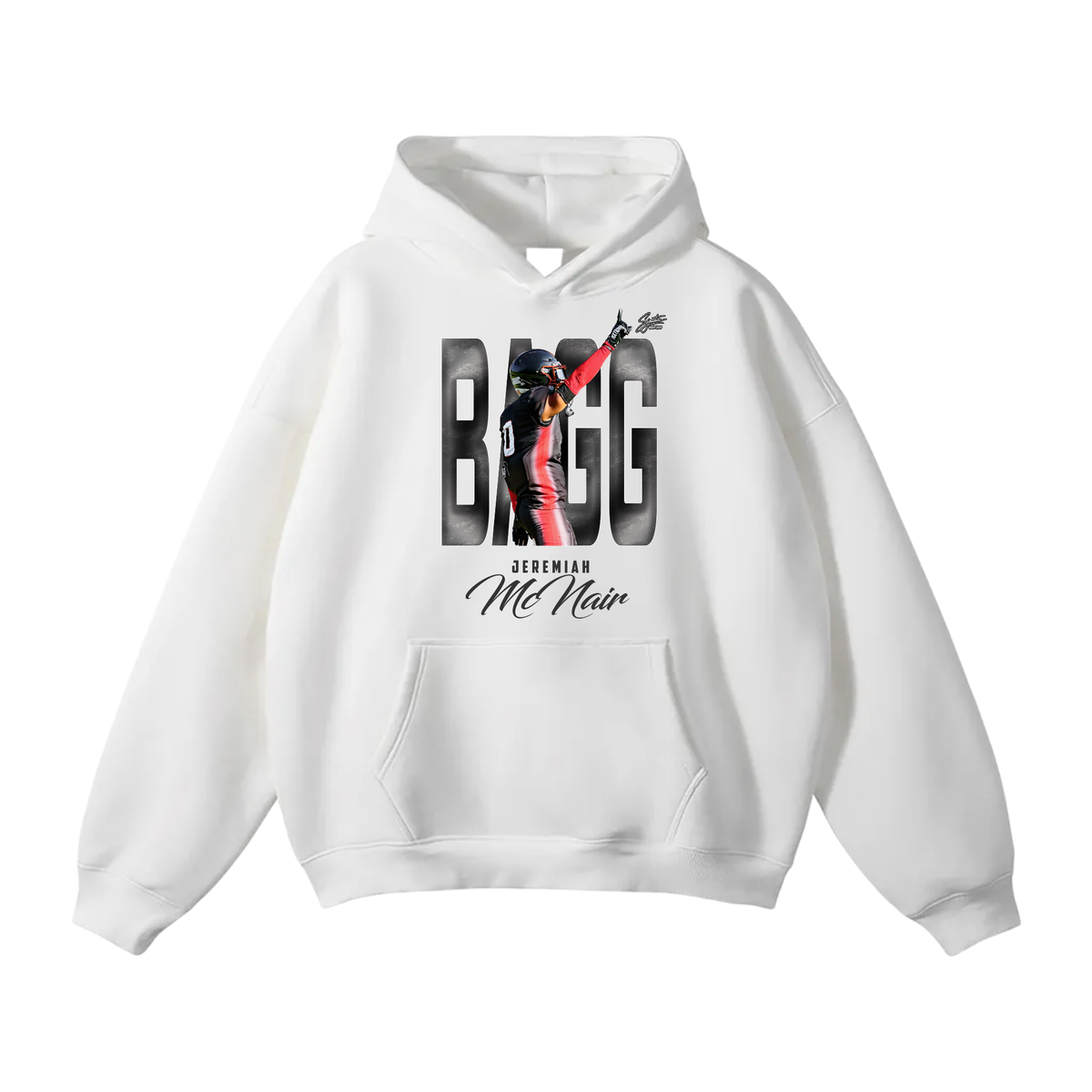 Jeremiah McNair Oversize Fleeced Hoodie
