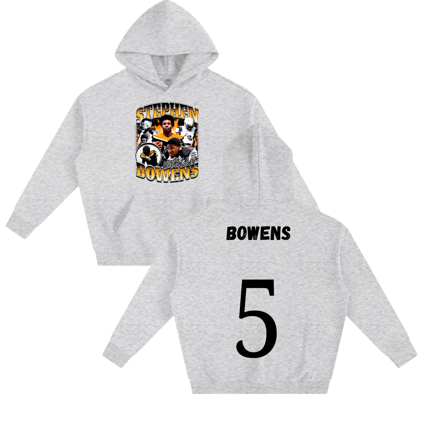 Stephen Bowens Oversize Fleeced Hoodie