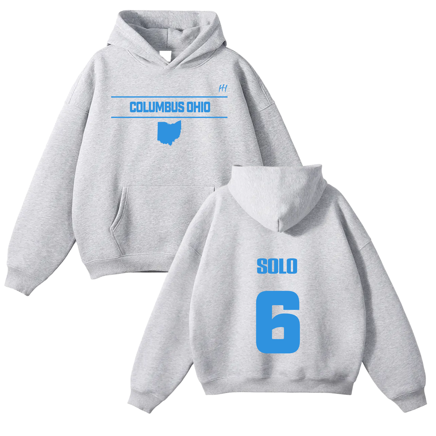 Solomon Mohamed Oversize Fleeced Hoodie