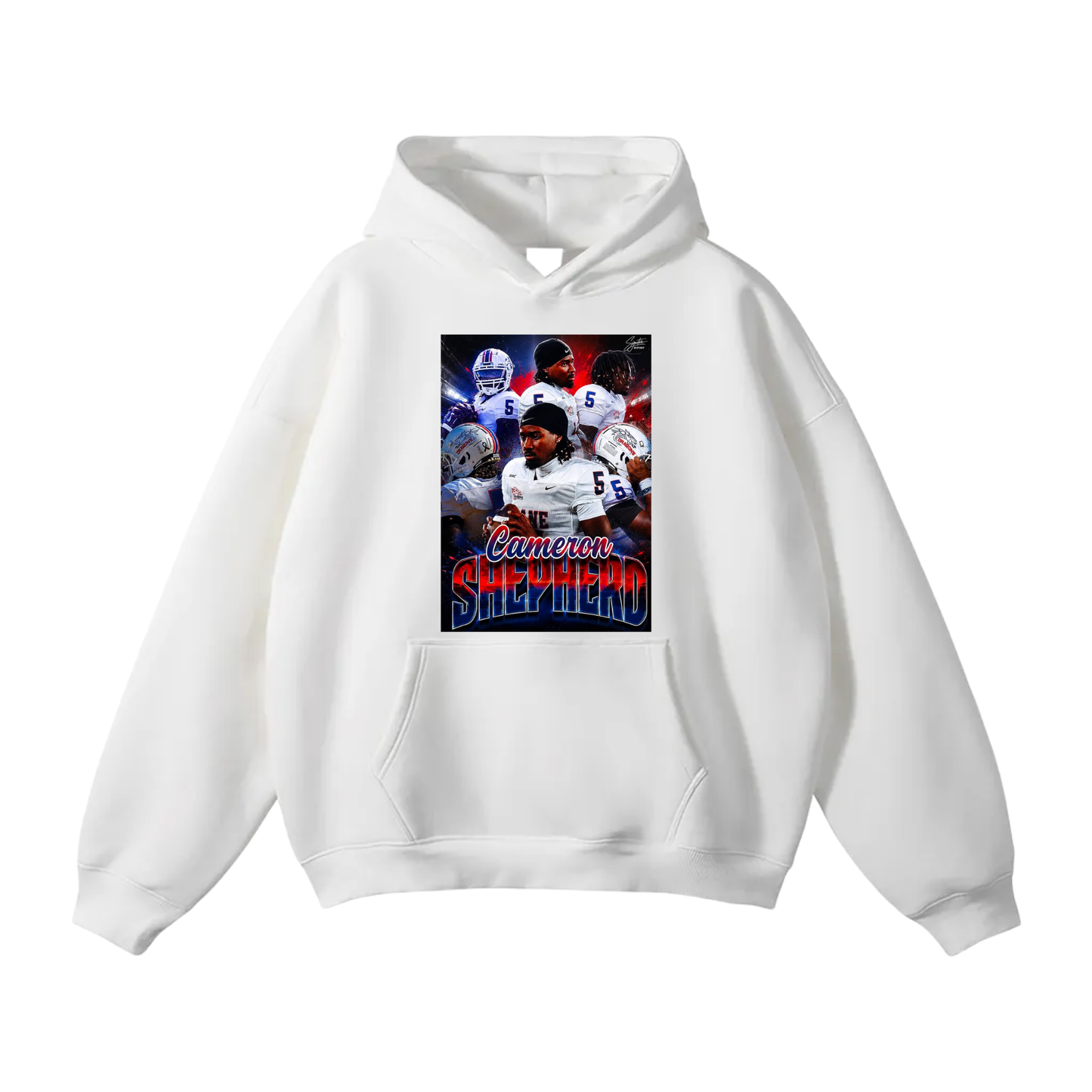 Cameron Shepherd Oversize Fleeced Hoodie