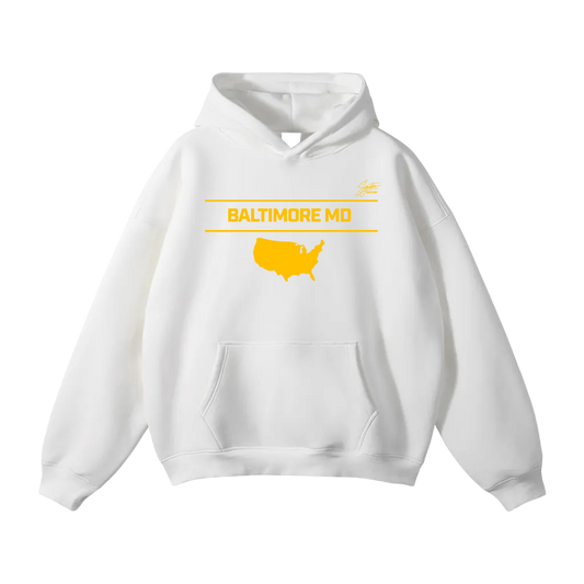 Elijah Hall Oversize Fleeced Hoodie