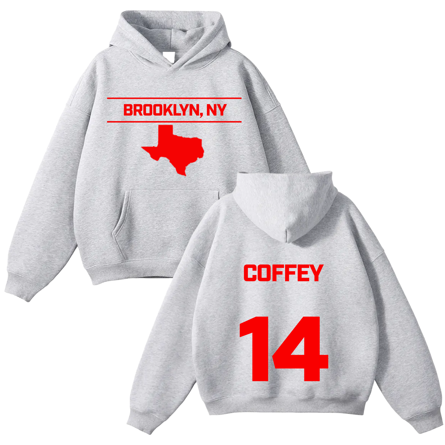 Thrysron Coffey Oversize Fleeced Hoodie