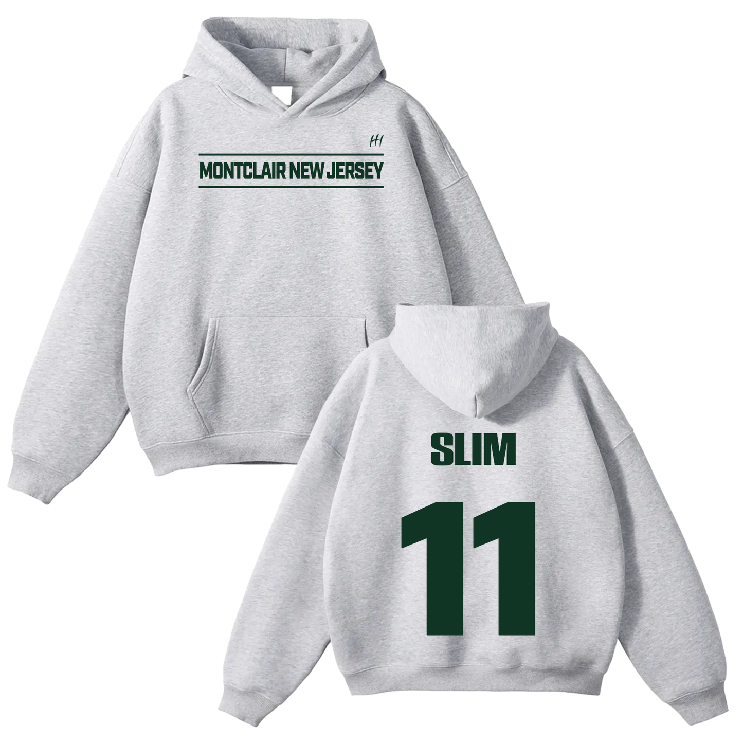 Nate Narcisse Oversize Fleeced Hoodie