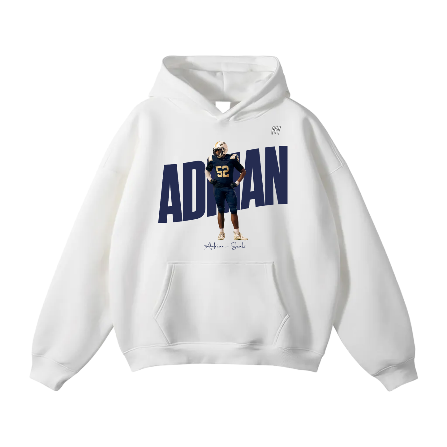 Adrian Seals Oversize Fleeced Hoodie