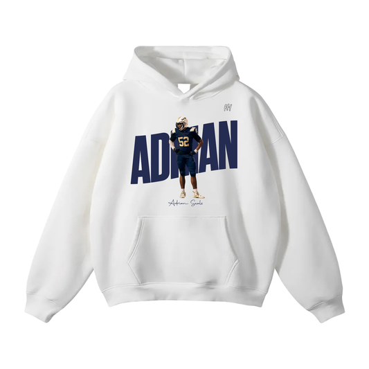 Adrian Seals Oversize Fleeced Hoodie