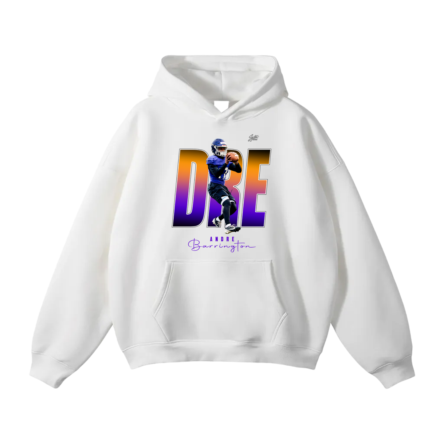 Andre Barrington Oversize Fleeced Hoodie