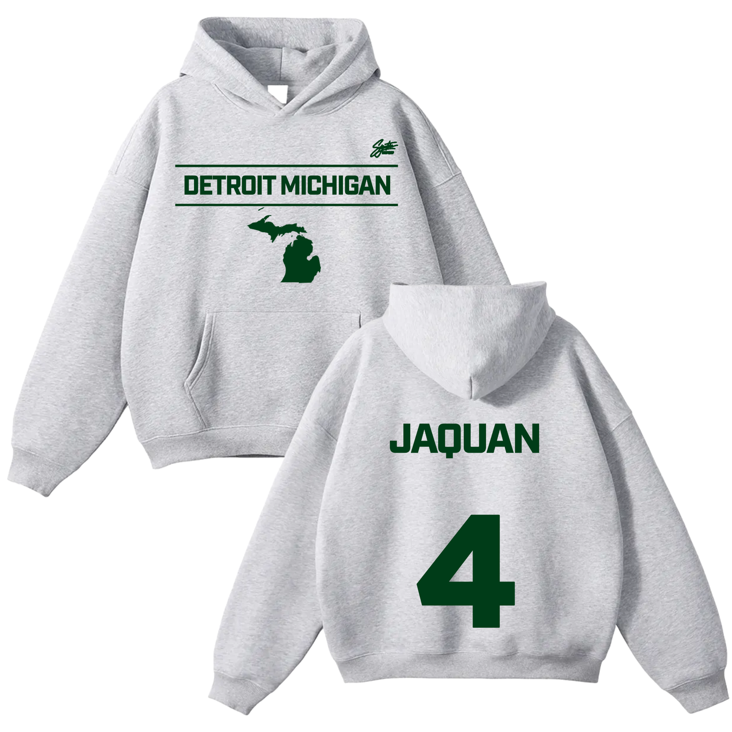 Jaquan Pitts Oversize Fleeced Hoodie