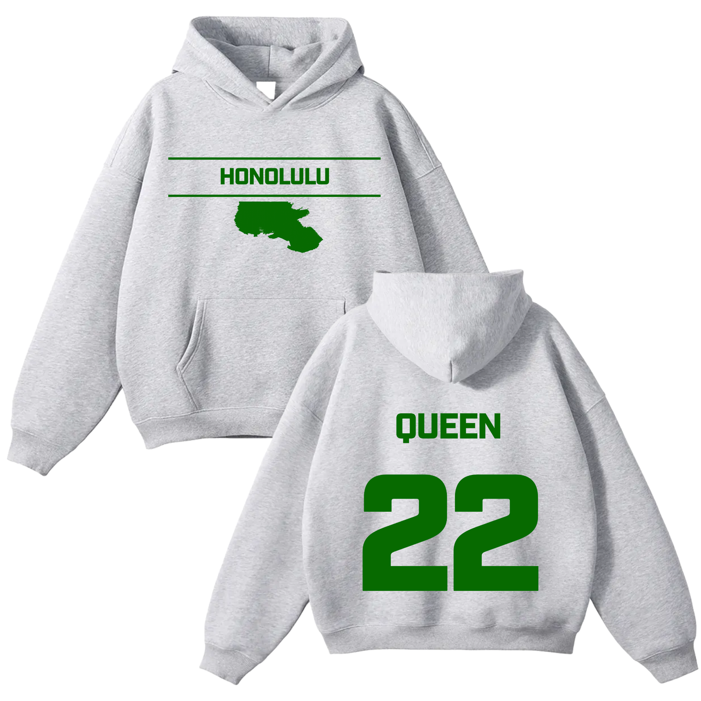 Kai Queen Oversize Fleeced Hoodie