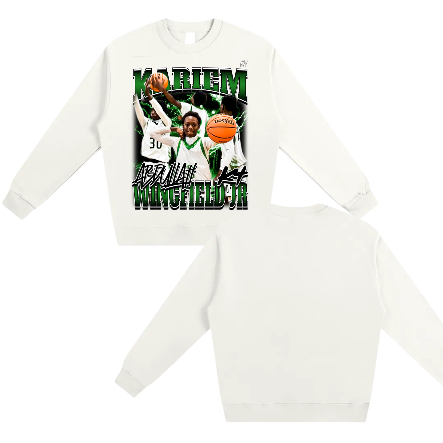 Kariem Abdullah Wingfield jr Heavyweight Crewneck Sweatshirt