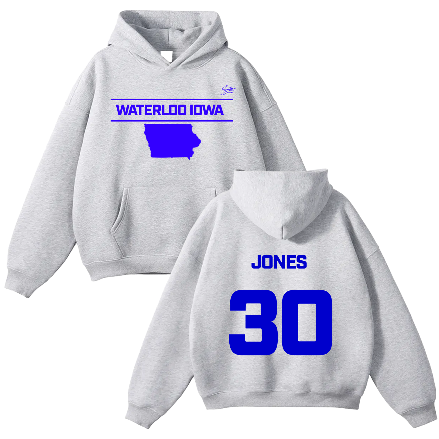 Kewone Jones Oversize Fleeced Hoodie