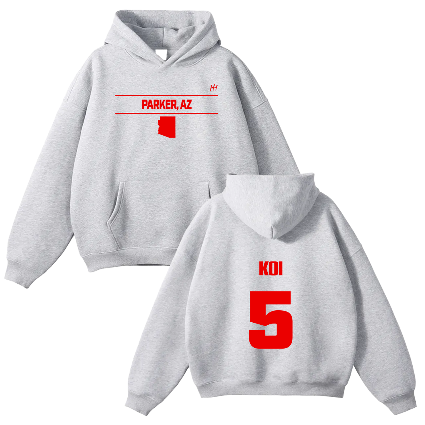 Koi sharpe Oversize Fleeced Hoodie