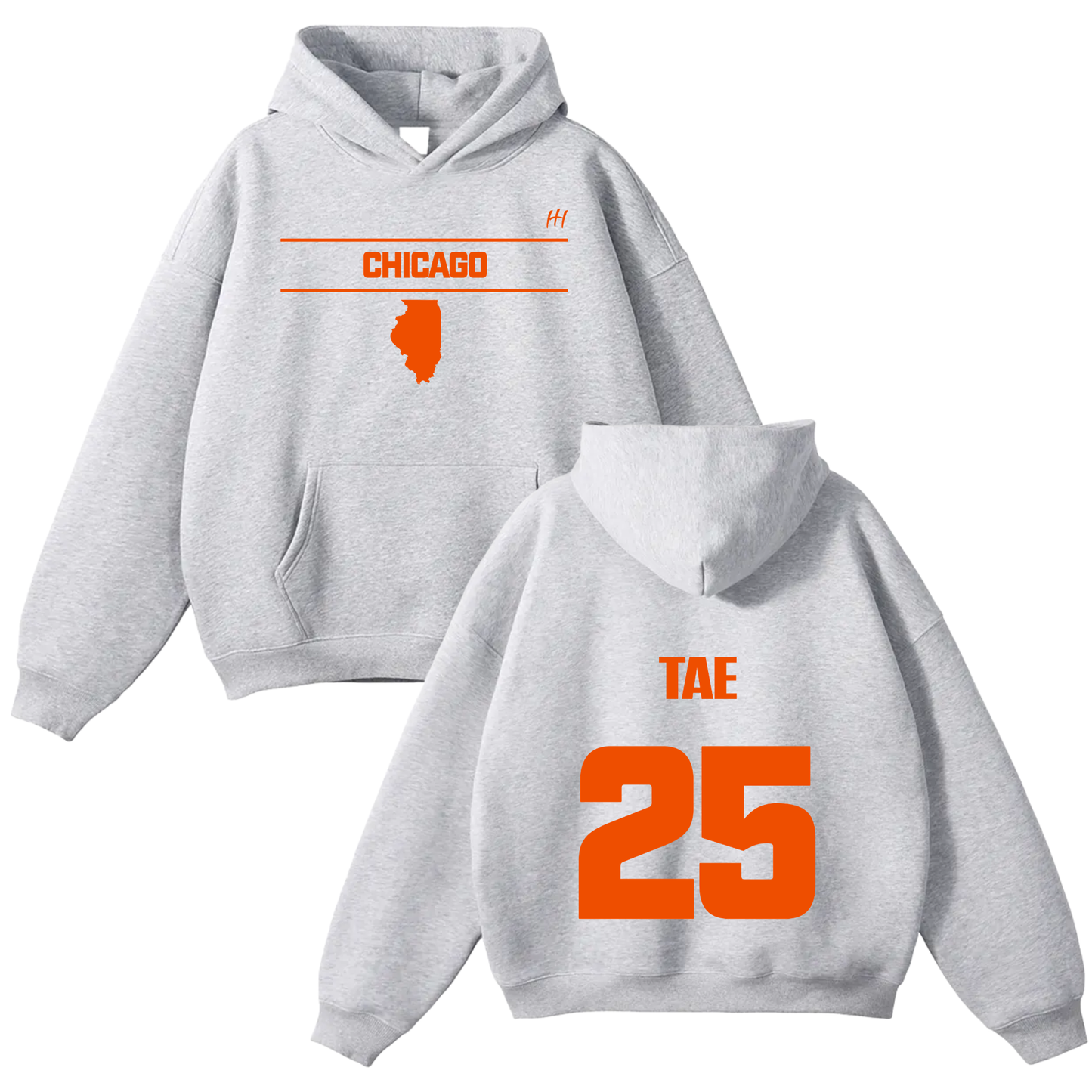 Vincente Courts Oversize Fleeced Hoodie