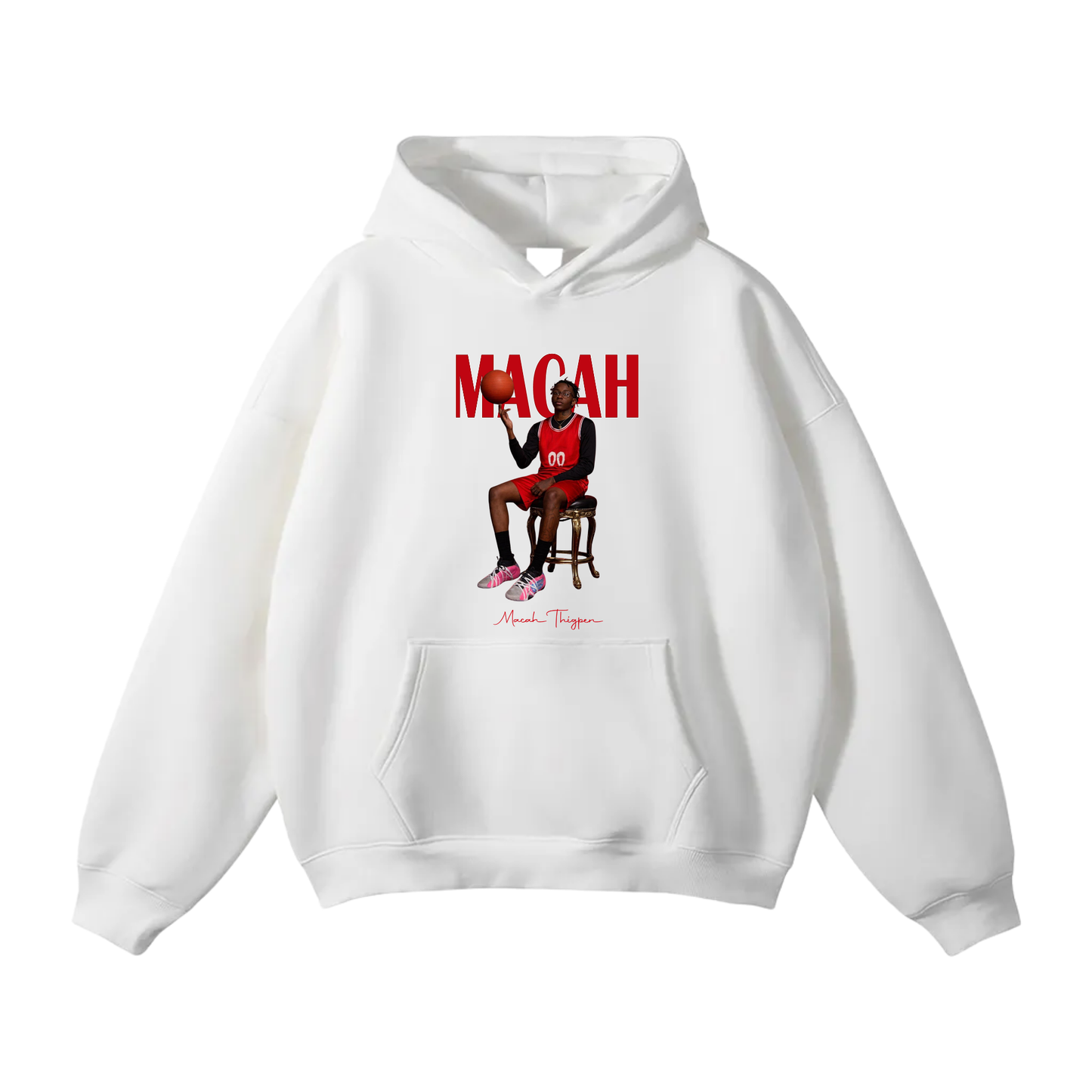 Macah Thigpen Oversize Fleeced Hoodie