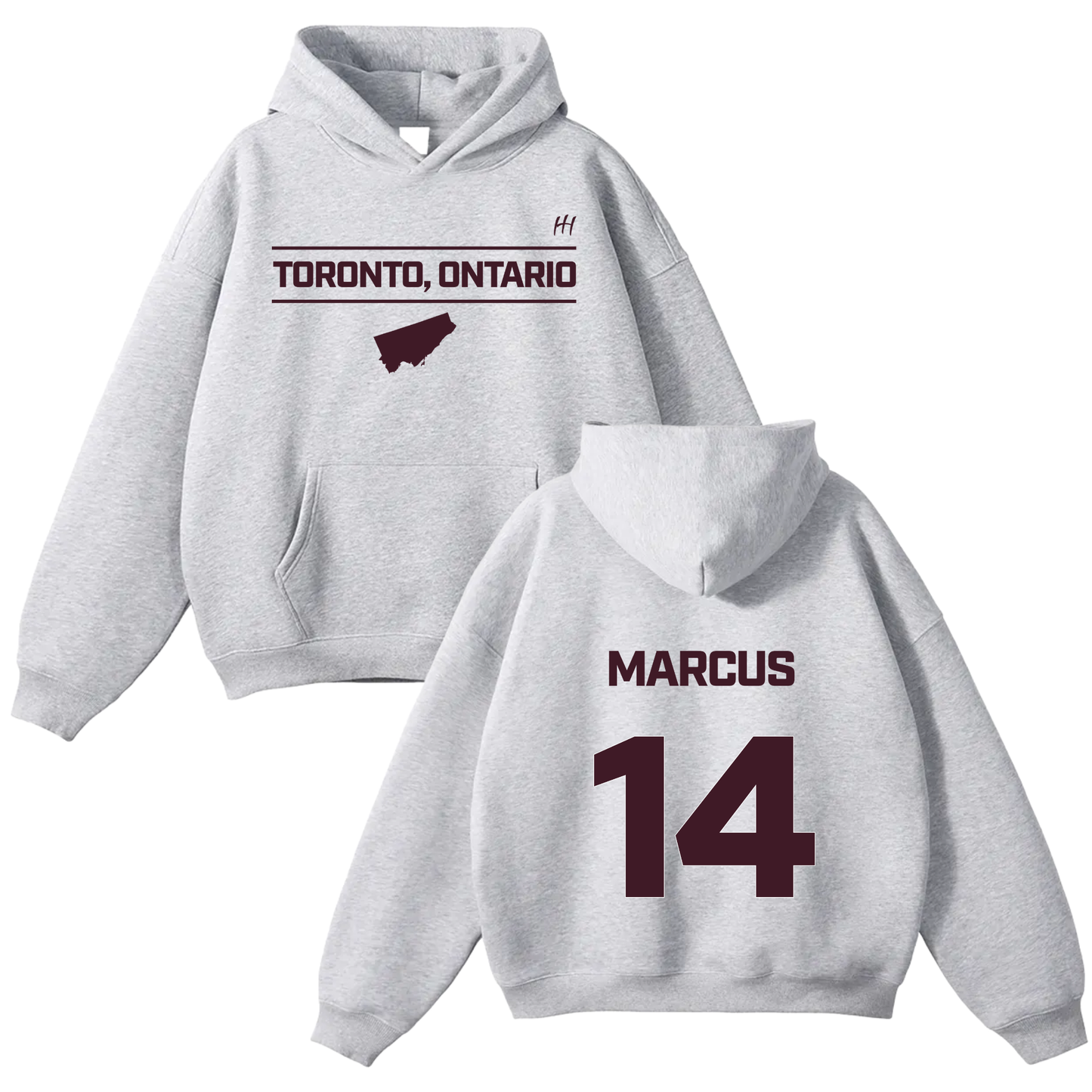 Marcus Sasuke-Steven Green Oversize Fleeced Hoodie