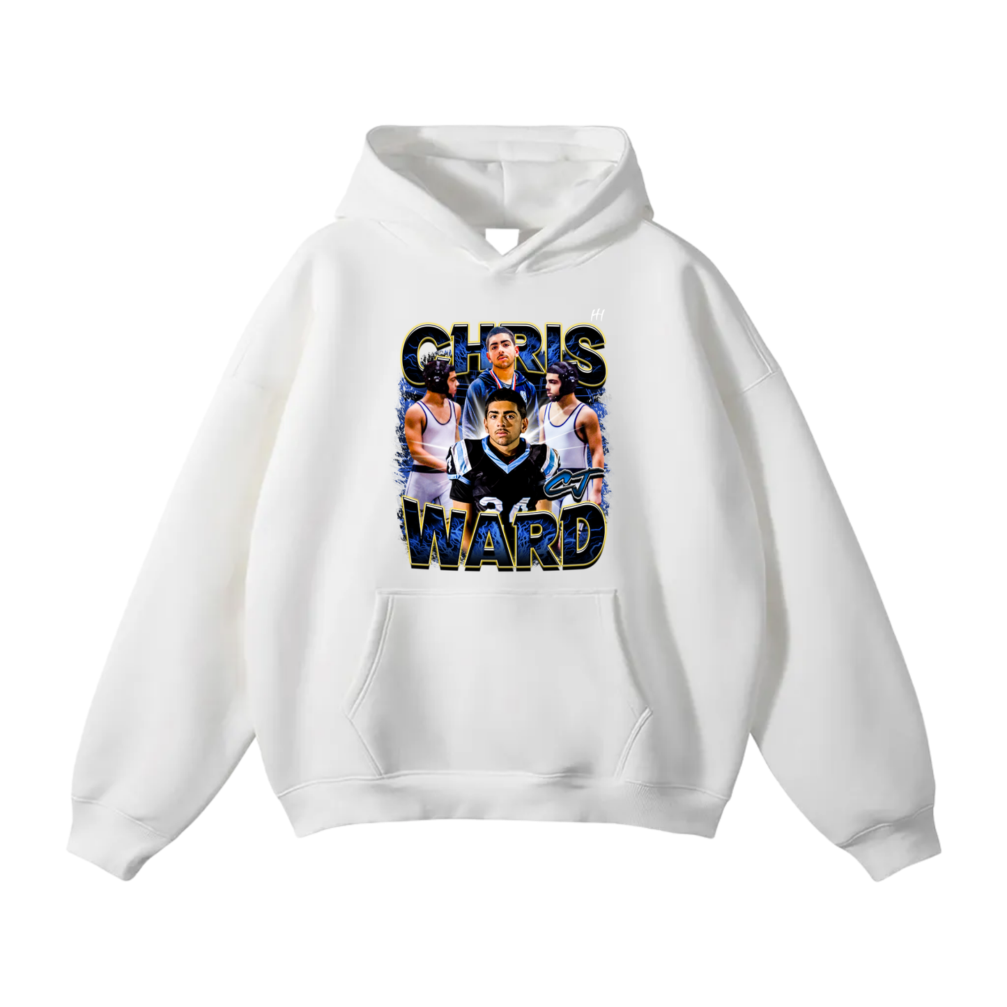 Chris ward Oversize Fleeced Hoodie