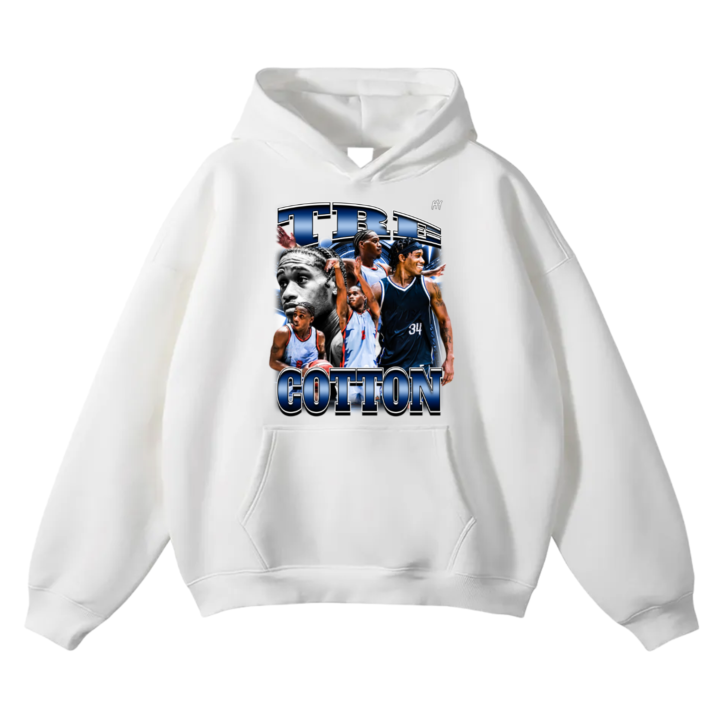 Tre Cotton Oversize Fleeced Hoodie