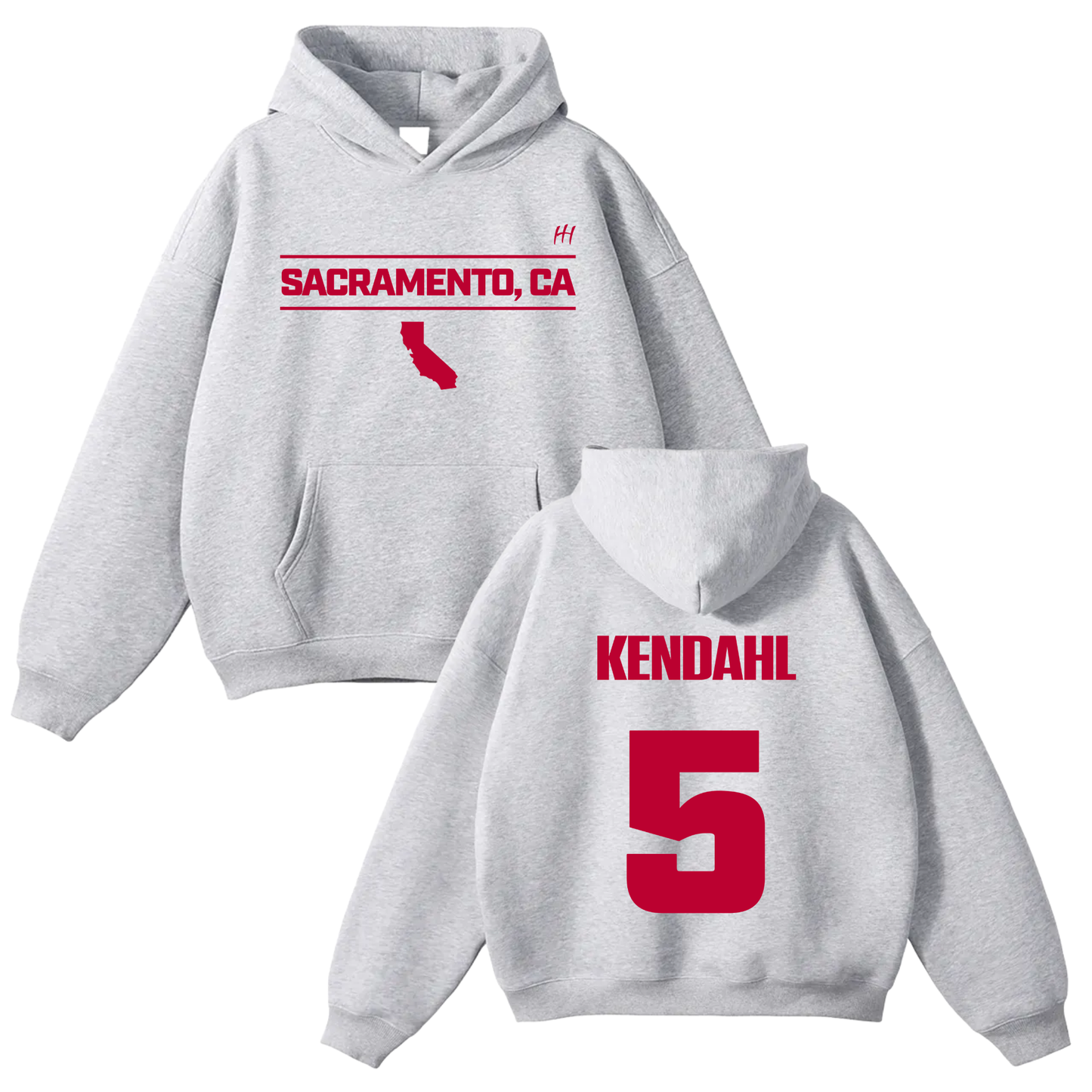 Kendahl Hearne Oversize Fleeced Hoodie