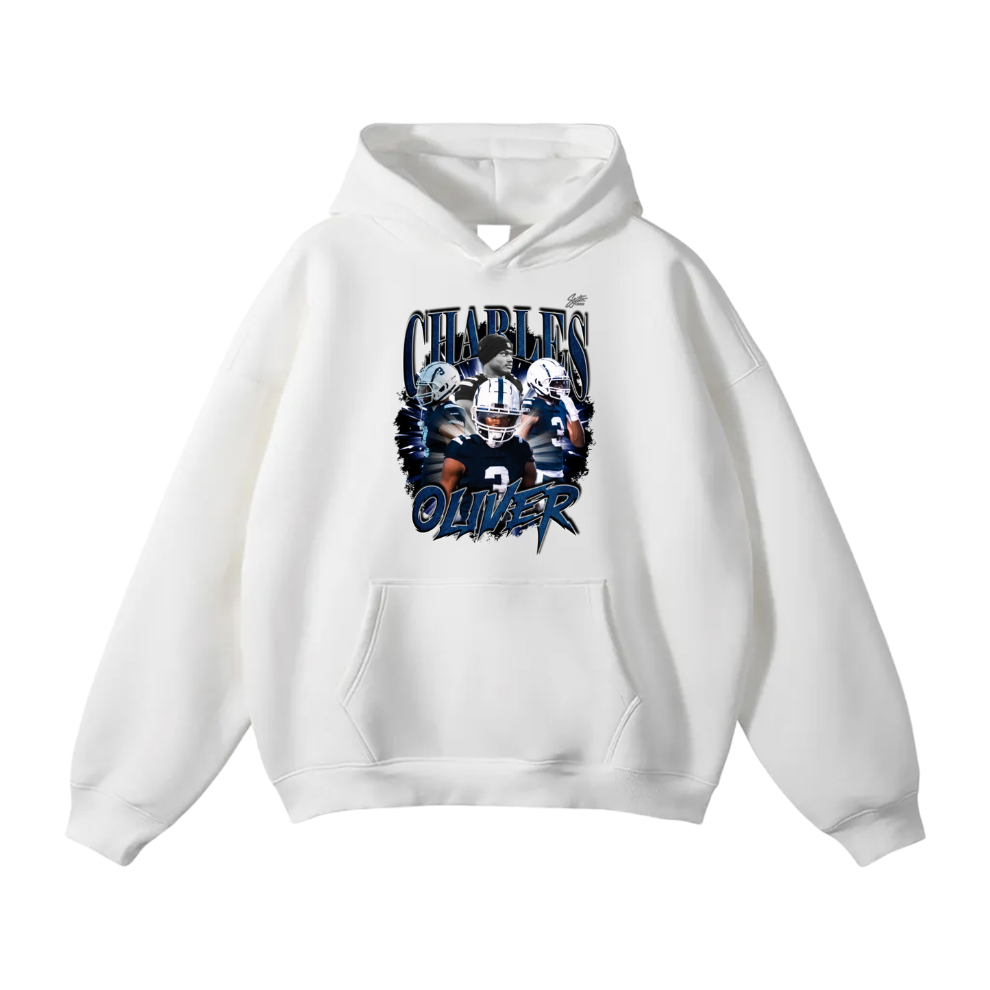 Charles Oliver Oversize Fleeced Hoodie