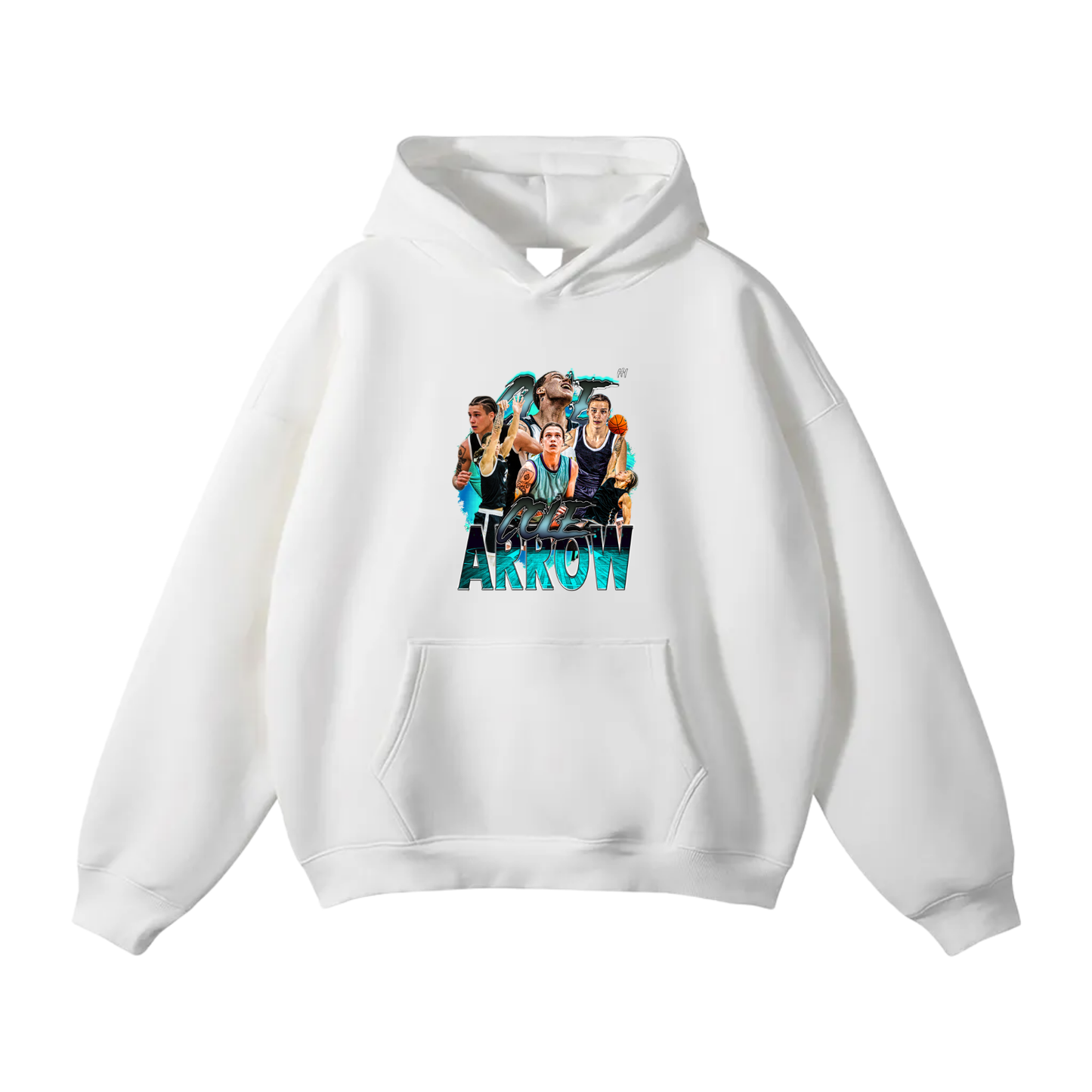 Cole Arrow Oversize Fleeced Hoodie