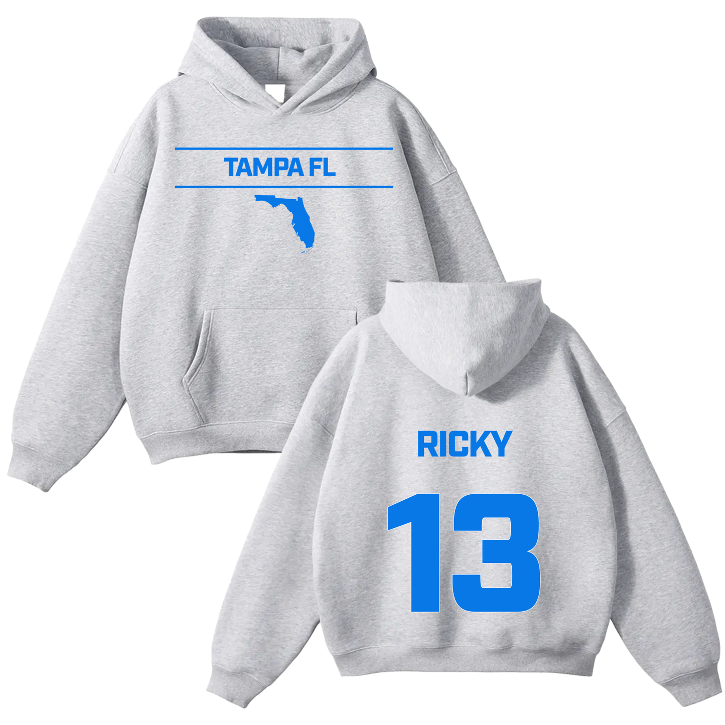 Ricky Fernandez Oversize Fleeced Hoodie
