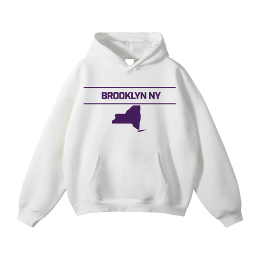 Team Uptop Oversize Fleeced Hoodie