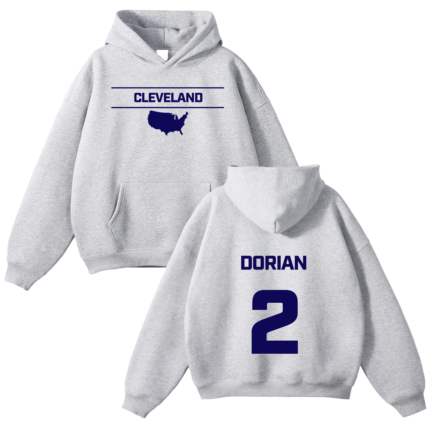 Dorian Jones Oversize Fleeced Hoodie