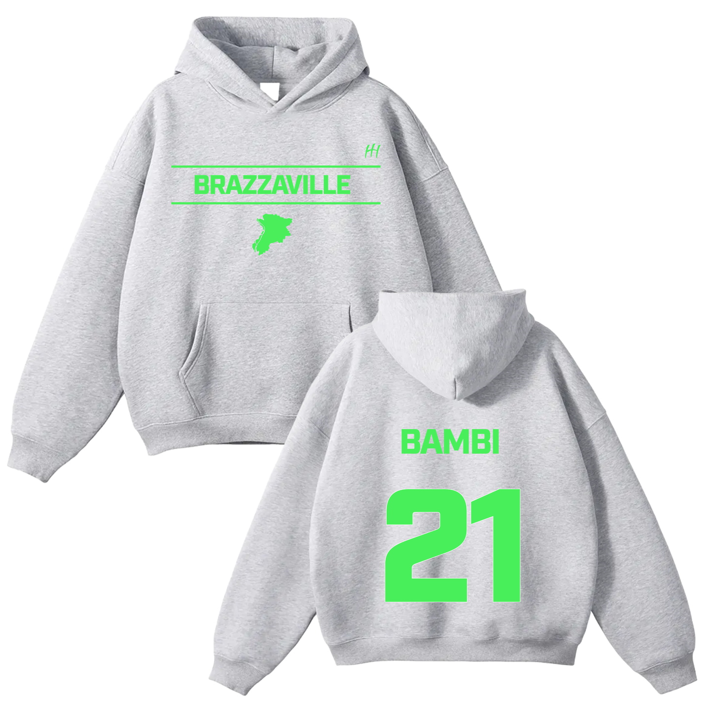 Bambi Archange Rothen Oversize Fleeced Hoodie