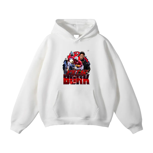 Kaleab Burk Oversize Fleeced Hoodie