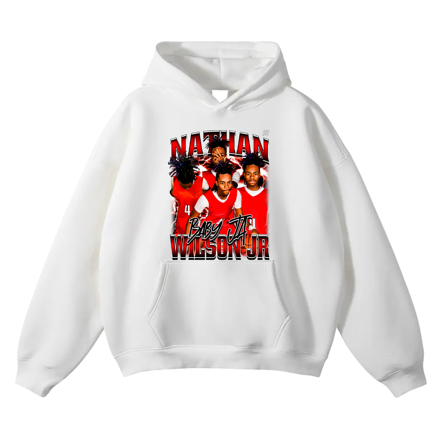 Nathan Wilson Jr Oversize Fleeced Hoodie