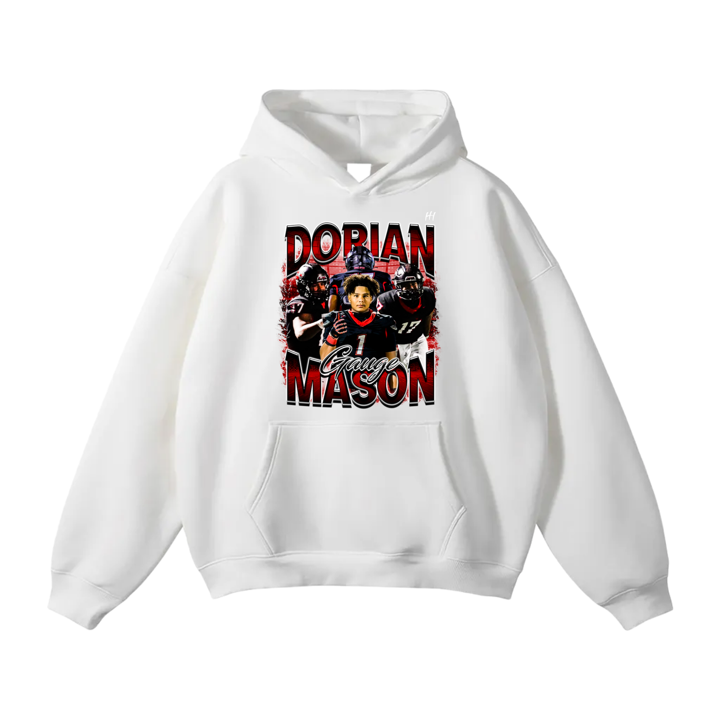 Dorian Gauge Mason Oversize Fleeced Hoodie